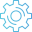 Ready to install kit icon with a single gear